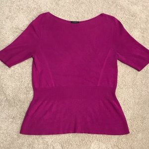Ann Taylor Maroon shirt/sweater, Size M